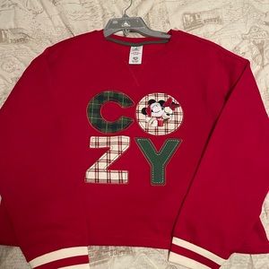NWT Disney Mickey and Minnie Pullover